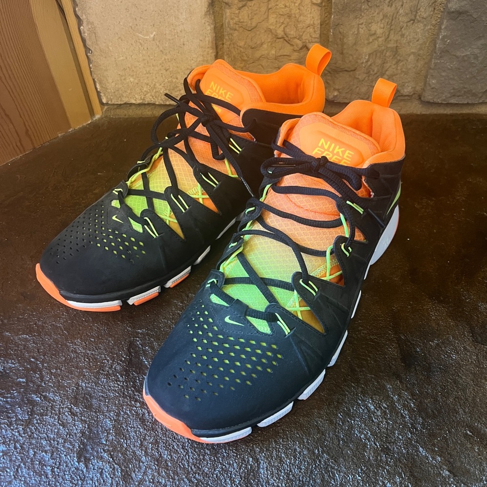 ❌❌ SOLD ❌❌ Nike Free Trainer 7.0, Volt Citrus/Black, Size 13 - Picture 2 of 9